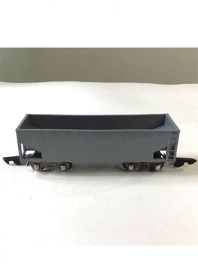 Vintage American Flyer Train Car Two Bay Gray Hopper #640 S Gauge Early Trucks